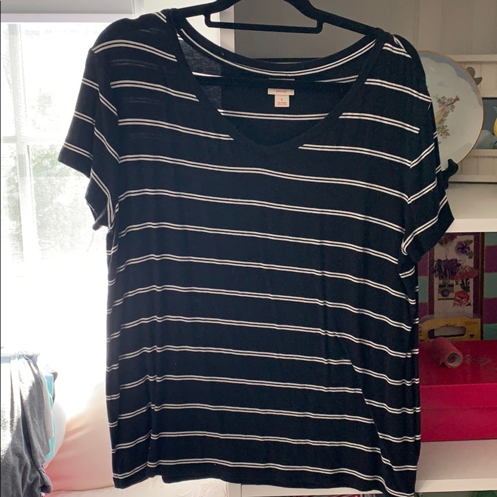 Black and White striped shirt